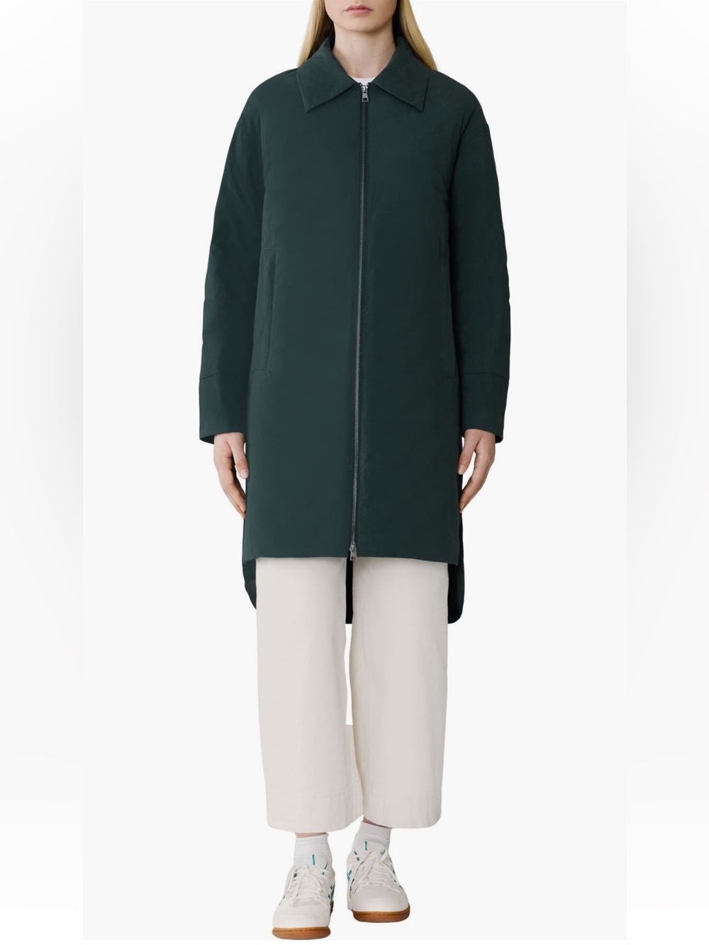 SOIA & KYO Laleh 700 Fill Power Down Longline Coat